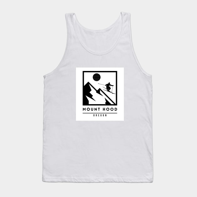 Mount Hood Oregon United States Ski Tank Top by UbunTo